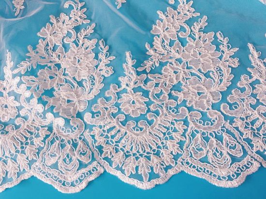 Three-Dimensional Dribbling Embroidered Clothing Textile Lace Fabrics