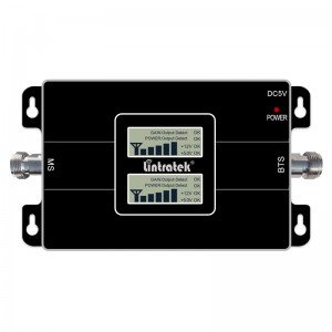KW17L amplificatore di segnale di telefuninu GSM UMTS doppia banda 65dB guadagnà potenza di output 17dbm core aghjurnatu per a casa è u veiculu