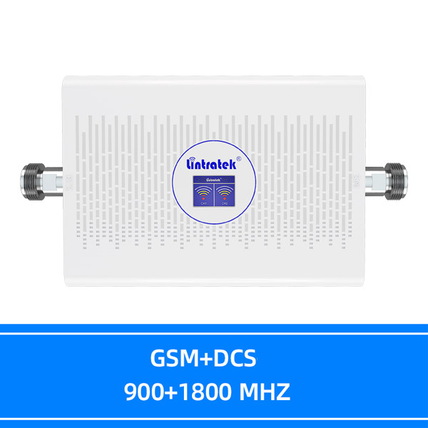 KW23C-GD Amplificador de sinal celular de banda dual 70dB de ganancia 23dbm 2G 3G 4G AGC para mejorar la señal de teléfono móvil