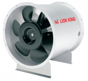 Ventilatore a flusso assiale per la ventilazione di grandi volumi d'aria