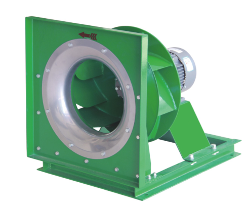 Luftbehandlingsaggregaten använder plenumfläkt bakåtriktad centrifugalhjul