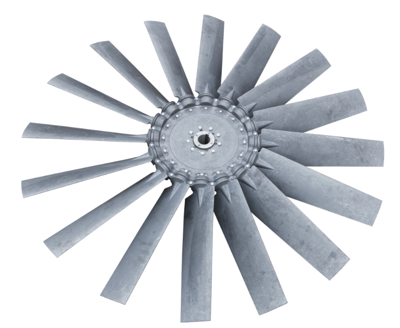 Tekač aksialnega ventilatorja iz aluminijastega jekla