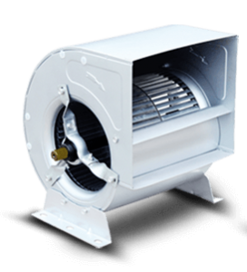 Центрифугални вентилатори со еден влез и среден притисок опремени со работно коло со сечила свртени напред
