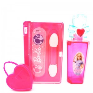 Mainan promosi plastik dengan set beg tangan barbie merah jambu