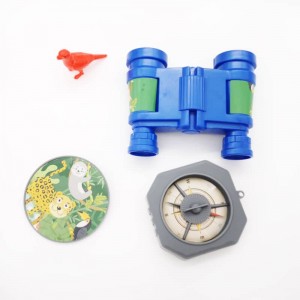 Leksakstillverkare anpassade säljfrämjande leksak plast mini kikare leksaker för barn