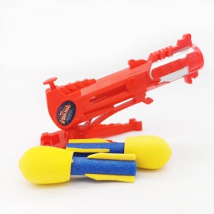 Conjunto de brinquedo lançador de foguetes para crianças jogo de esporte ao ar livre conjunto de catapulta
