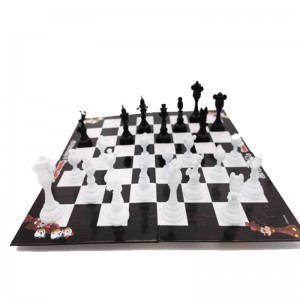 بچوں کی شطرنج فولڈ ایبل پورٹیبل انٹرایکٹو پرائمری اسکول ملٹی فنکشنل گیم ٹائی