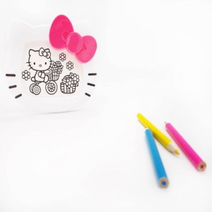 OEM educatief speelgoed van de tekentafel in de vorm van een hello kitty