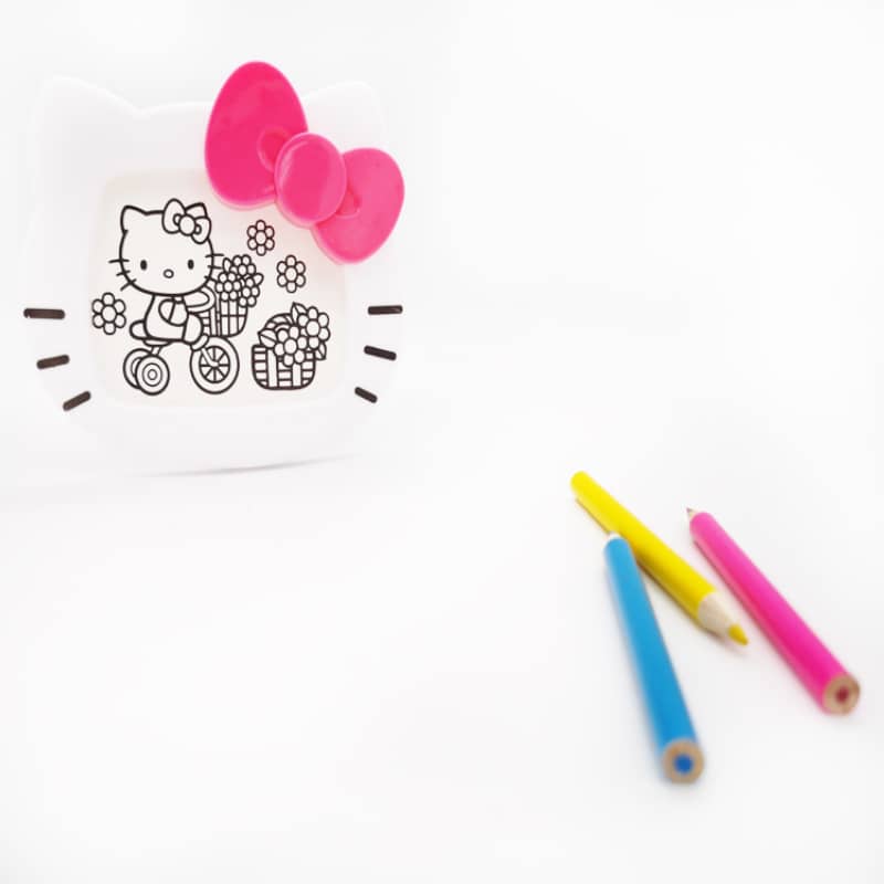 ប្រដាប់ក្មេងលេងអប់រំ OEM នៃផ្ទាំងគំនូររាង Hello Kitty