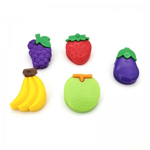 Милі пластикові канцелярські затискачі у формі фрукта для учнів