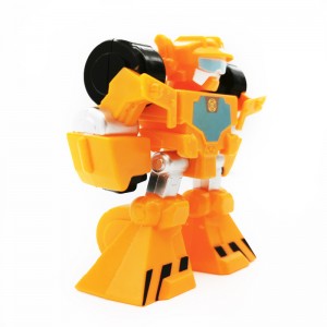 Plastikiniai žaislai Figūrinis žaislas iš oranžinių transformatorių žaislų