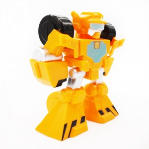 Пластиковые игрушки Рисунок Игрушка из оранжевых игрушек-трансформеров