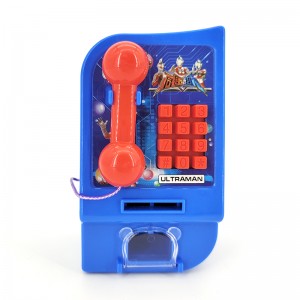 Telefonkiosk stil godisleksaker varuautomat