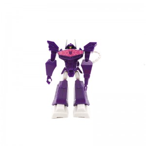 Любимый фиолетовый робот мальчиков забавляется материалом ПП АБС для рисунка игрушки