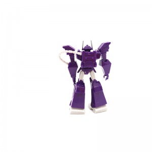 Tamariki Makau Purple Robot Toys PP ABS Rauemi Mo te Taonga Taonga
