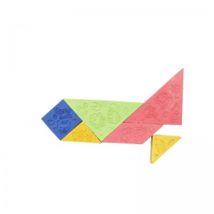 Tangram de forma geomètrica primerenca per a nens i nenes de 3 anys