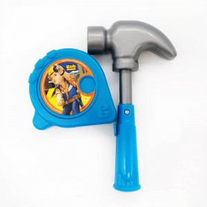 Bule målebånd og hammer legetøjssæt til børnegave