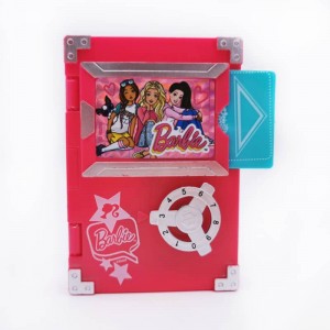 Mainan promosi set kotak kata laluan barbie berwarna-warni