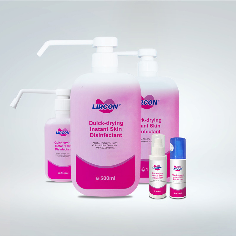 70% Alcohol and Chlorhexidine Gluconate Quick-drying instant Skin Disinfectant Featured Image