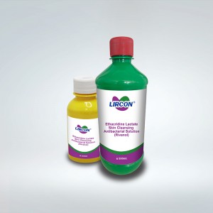 Soluzione antibatterica detergente per la pelle con etacridina lattato (Rivanol)