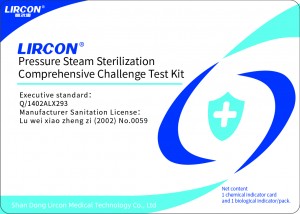 Kit de testare cuprinzător pentru sterilizare cu abur sub presiune