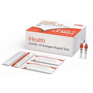 ʻO COVID OTC Rapid Antigen Test Kits - iHealth - pahu o 2 mau ho'āʻo