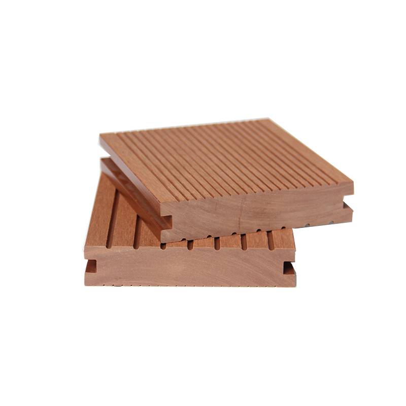 Good Weather Ability Wood WPC Solid Decking for Exterior