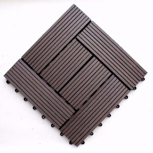 Anti-slip Wood Composite WPC Interlocking DIY Decking Tegels