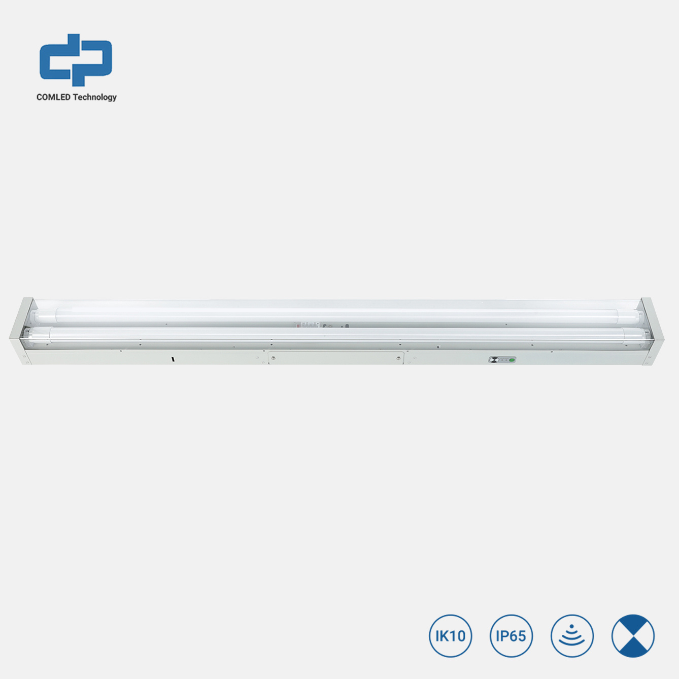 Fixació de tub lineal LED amb lent de PC transparent Imatge destacada