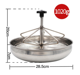 Stainless steel piggery feed bowl2132
