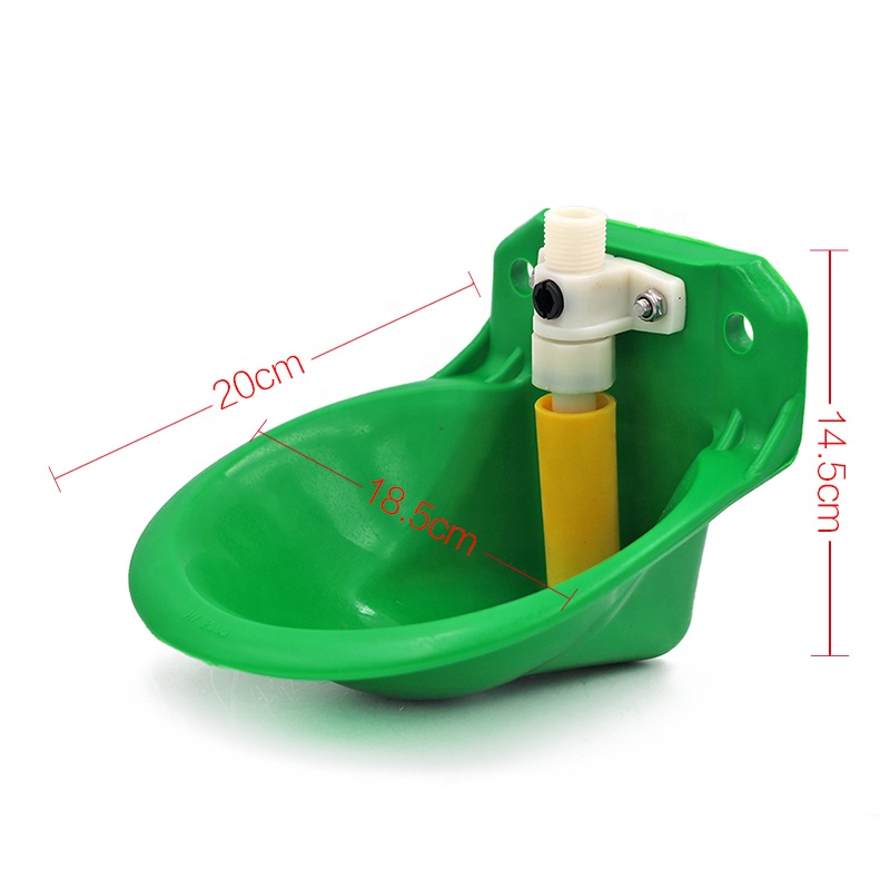Strength Strong Yellow Plastic Valve Sheep Water Valve Bowl Lamb Sheep Goat Water Drinker Automatic Water Drink Bowl for Sheep