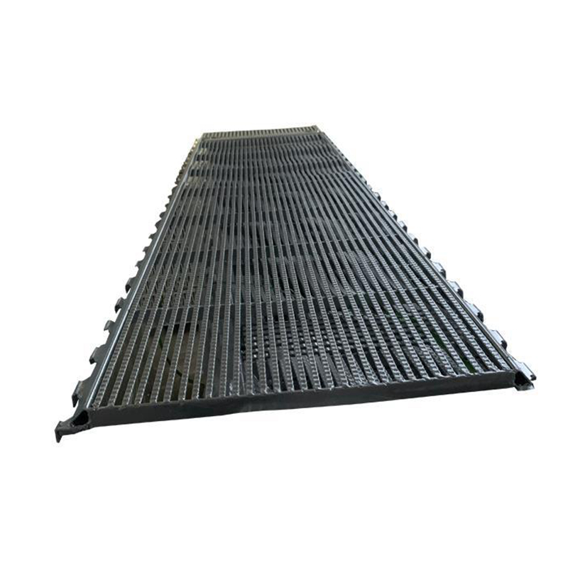 Hot galvanized sow floor triangular steel pig floor para sa sow farrowing crate slatted floor