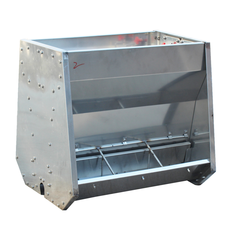 Caixa de parto automática de alta qualidade grande alimentador de gado equipamento de criação de gado de aço inoxidável comedouro de porco cocho