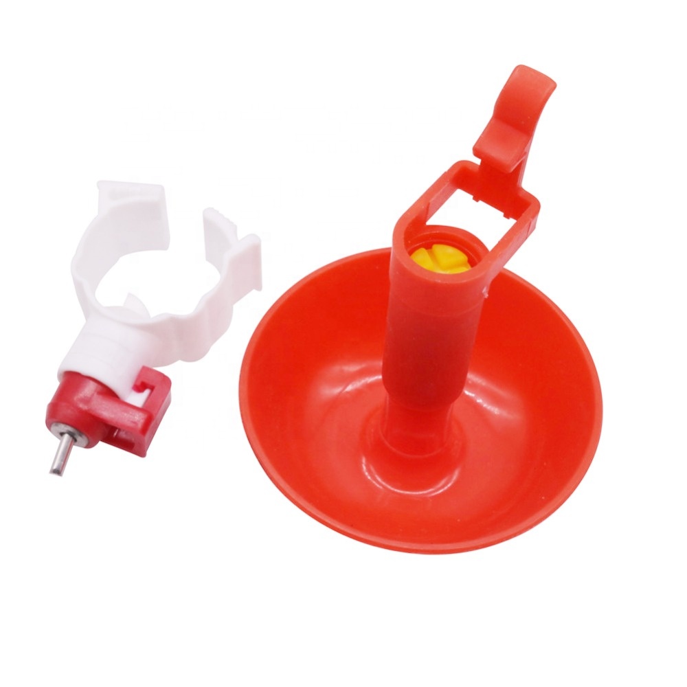 360 Degree Ball Valve High Quality Chicken Water Drinker Drip Cup Automatic Hanging Suspension Chicken Nipple Drinker Cups