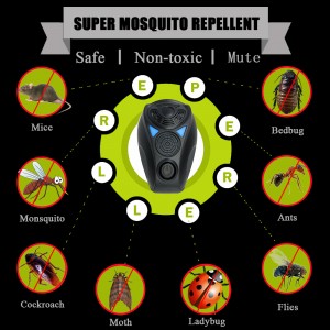 Домашна жешка продажба на ултразвучно средство за убивање на глодари, средство за заштита од комарци
