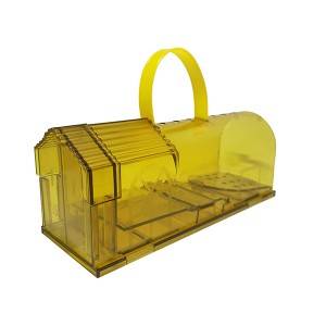 2020 Fast Catch Bait Hamster Mouse Trap Non Poison ABS Plastic Smart Mouse Trap Cage Small Animal Live Cage Mouse Trap Humane