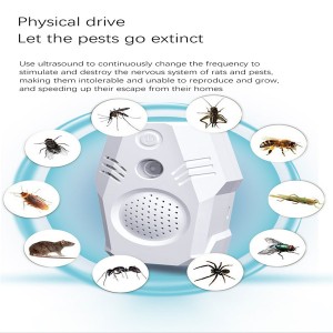 Ultrasonik böcek kovucu çok fonksiyonlu fare kovucu sivrisinek kovucu