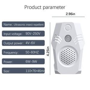 Ultrasonic insect repellent multi-function mouse repellent mosquito repellent