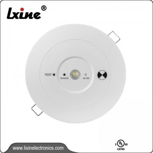 UL approval LED Emergency Down Light recessed type installation  LX-605L