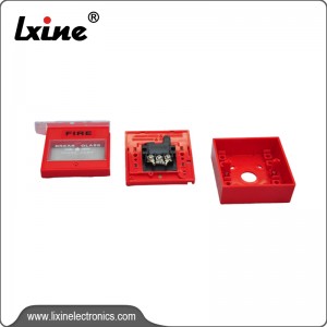 Ръчен алармен бутон за свързване с пожароизвестителна система LX-502