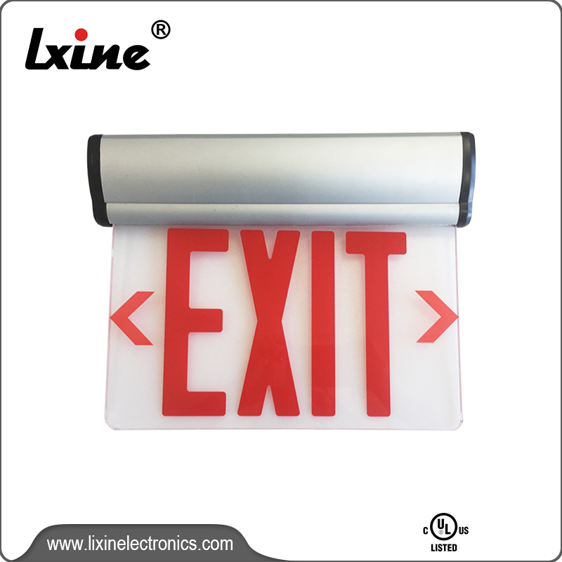 UL listed Exit sign emergency lighting LX-741A12G/R Featured Image