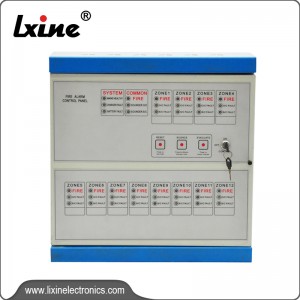 Fire alarm control panel 12 zones LX-801-12
