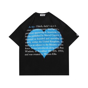 2021 Carl's футболкасы Мақта жүректі басып шығаратын көше сәнді футболкасы Көше киімі Ерлерге арналған көйлектер