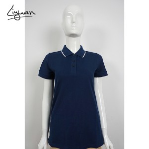 Classic Couple Polo Shirt with Collar Short Sleeved for Business Casual are Breathable