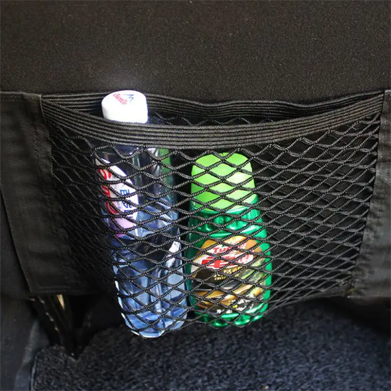 Automobile net bag for increasing storage space