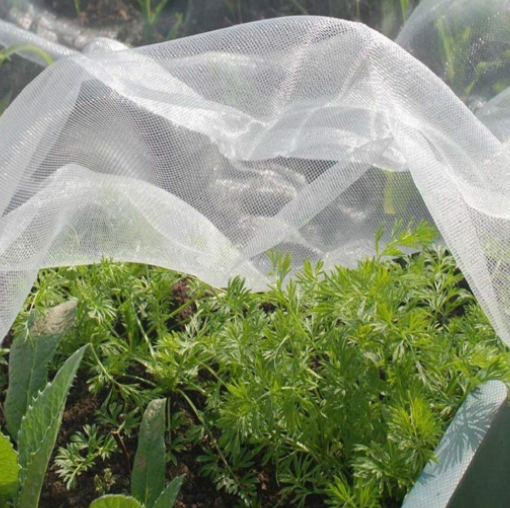 El papel de instalar redes de insectos en invernaderos.