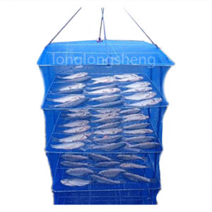 Gabbia di asciugatura multifunzionale pieghevole, rete da pesca in foglia