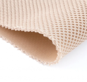 3D Filè Polyester Sandwich Air may twal pou sofa matla, ignifuge flanm dife, soulye