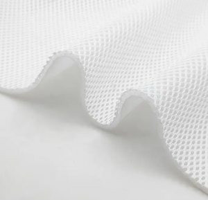 3D Filè Polyester Sandwich Air may twal pou sofa matla, ignifuge flanm dife, soulye