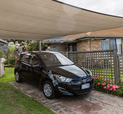 Tecido de proteção solar para garagem para uso ao ar livre